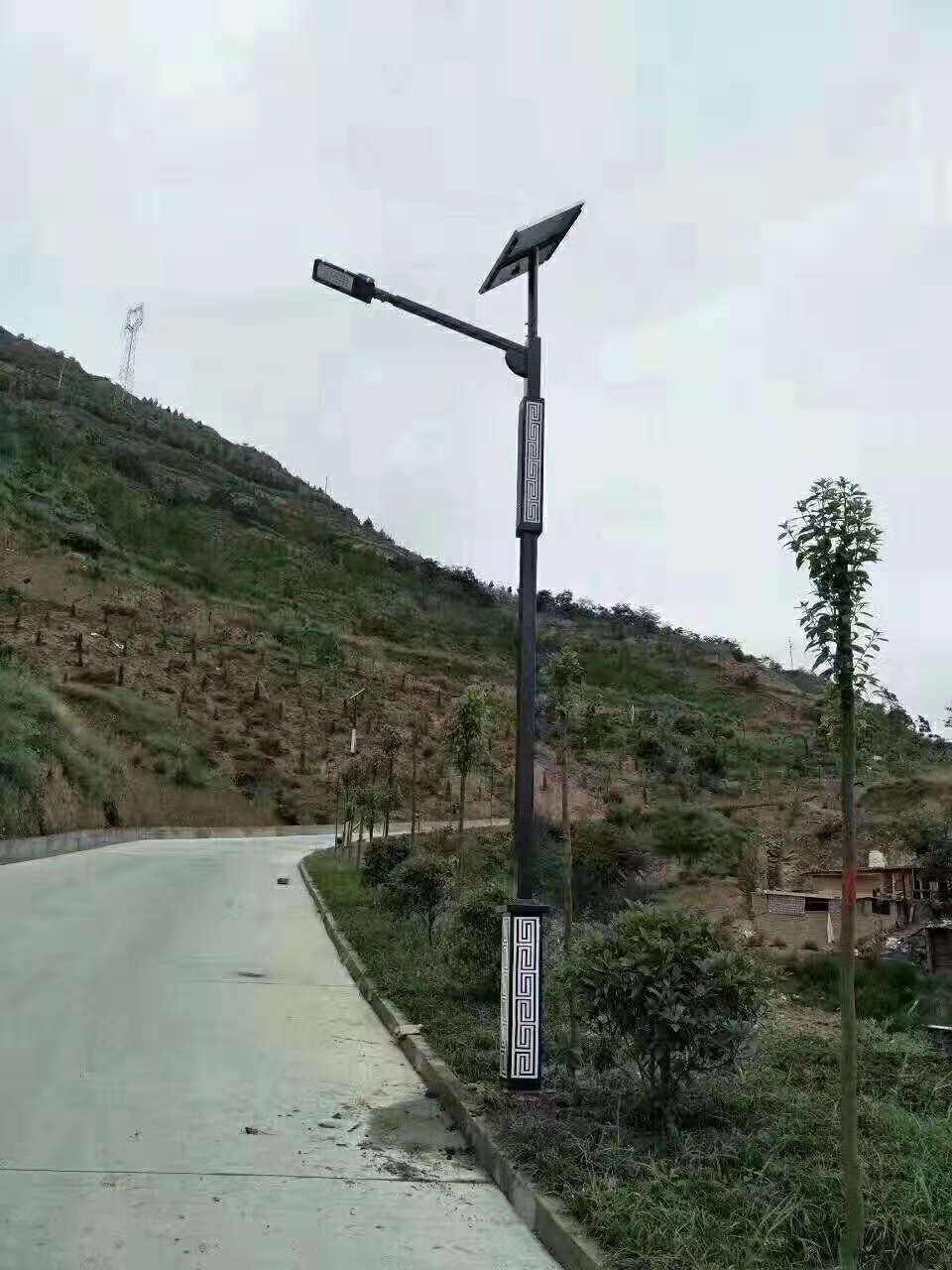 兰州新区仿古太阳能路灯